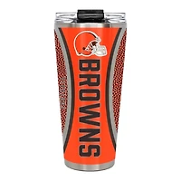 Cleveland Browns Big Slim Game Ball 32oz Tumbler