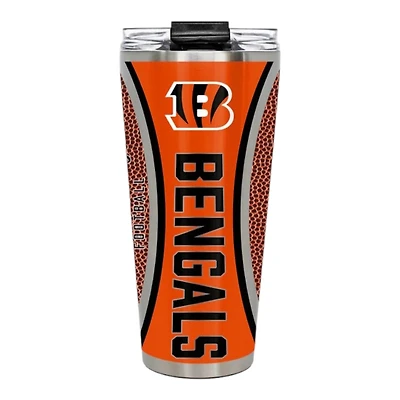 Cincinnati Bengals Big Slim Game Ball 32oz Tumbler
