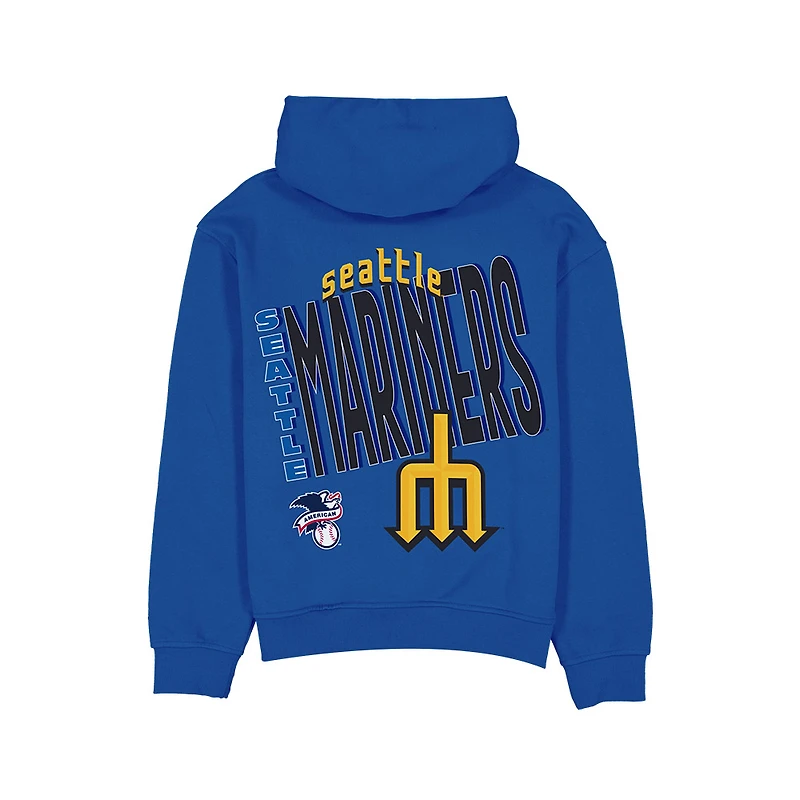 Seattle Mariners Royal 2026 City Connect Boxy New Era Pullover Hoodie