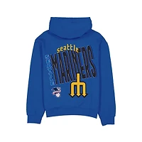 Seattle Mariners Royal 2026 City Connect Boxy New Era Pullover Hoodie