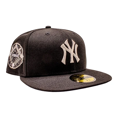 New York Yankees Black 1939 World Series Patch Grey UV Era 59Fifty Fitted Hat