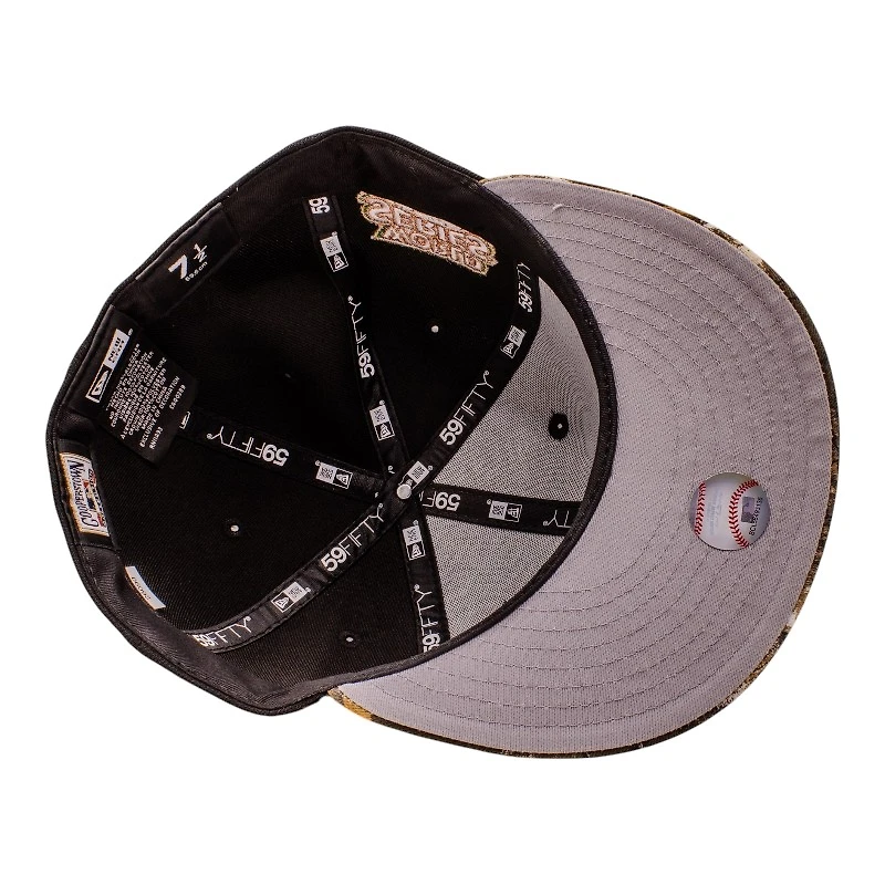 New York Yankees Black and Realtree Edge 2009 World Series Patch Grey UV Era 59Fifty Fitted Hat