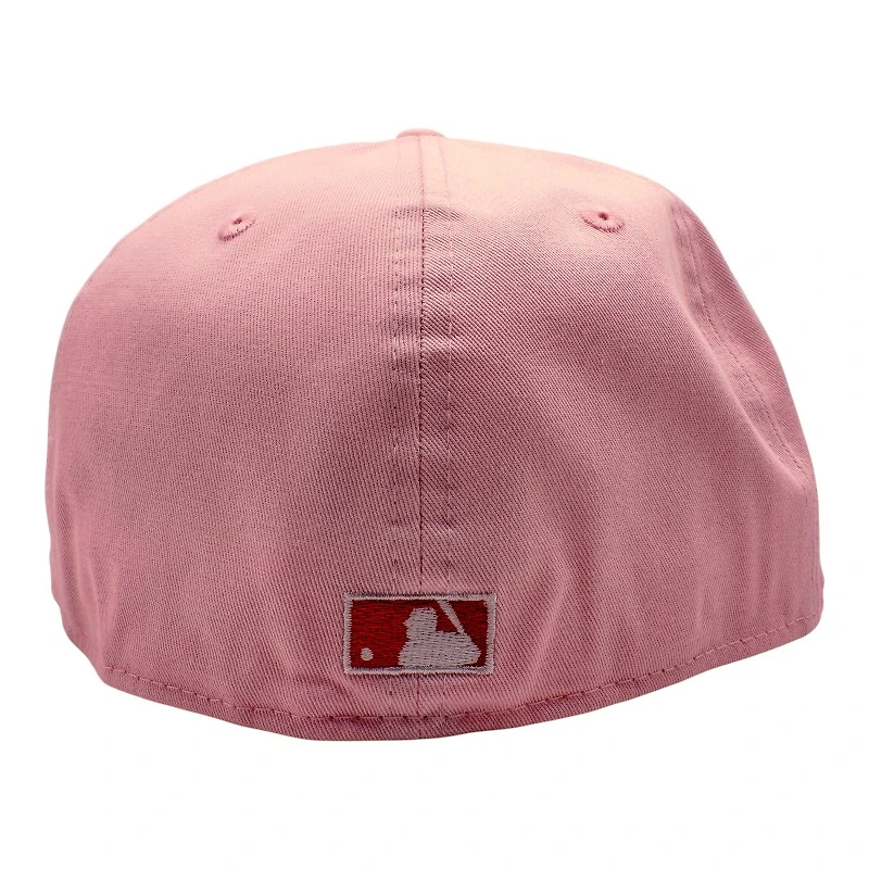 New York Yankees Pink Rose 1938 World Series Patch Grey UV Era 59Fifty Fitted Hat