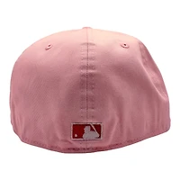 New York Yankees Pink Rose 1938 World Series Patch Grey UV Era 59Fifty Fitted Hat
