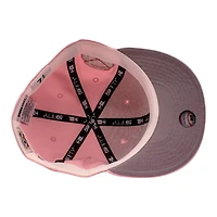 New York Yankees Pink Rose 1938 World Series Patch Grey UV Era 59Fifty Fitted Hat