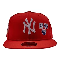 New York Yankees Red Highway Signs 1944 All Star Game Patch Grey UV Era 59Fifty Fitted Hat