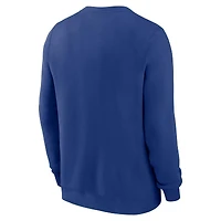 Los Angeles Dodgers Rush Blue 2025 World Series Champion Gold Nike MLB Pullover Crew