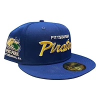 Pittsburgh Pirates Royal Blue PNC Park Patch New Era 59FIFTY Fitted Hat