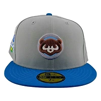 Chicago Cubs Grey Two Tone 1990 All Star Game Patch UV New Era 59FIFTY Fitted Hat
