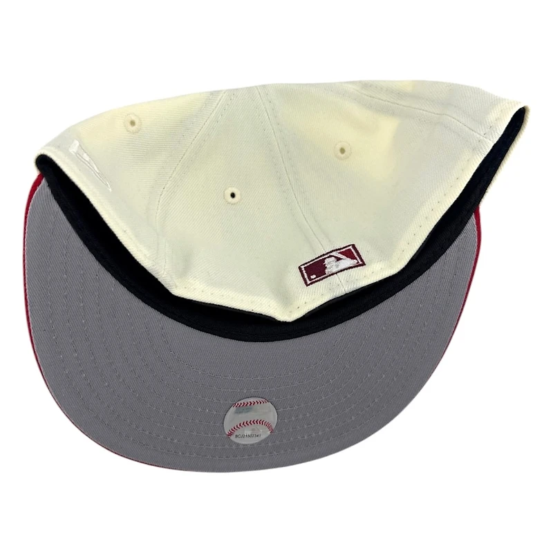 Los Angeles Dodgers Chrome and Red 1956 All Star Game Patch New Era 59FIFTY Fitted Hat