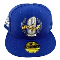 Los Angeles Dodgers Dark Royal 2025 Champions Trophy Patch The Parade Collection New Era 59FIFTY Fitted Hat