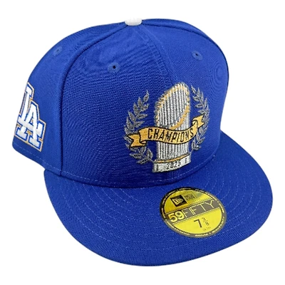 Los Angeles Dodgers Dark Royal 2025 Champions Trophy Patch The Parade Collection New Era 59FIFTY Fitted Hat