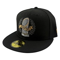 Los Angeles Dodgers Black 2025 Champions Trophy Patch The Parade Collection New Era 59FIFTY Fitted Hat