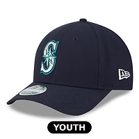 Youth Seattle Mariners Navy New Era 9FORTY M-Crown Adjustable Hat