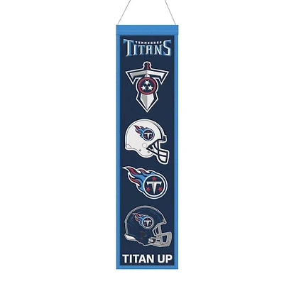 Tennessee Titans Team 8in x 32in Heritage Banner