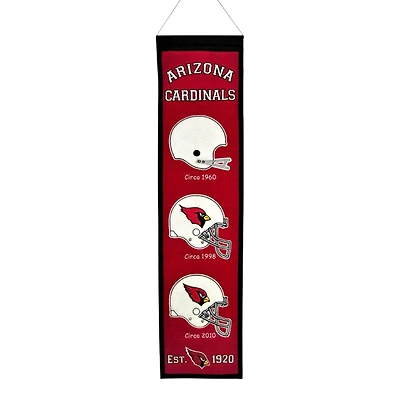 Arizona Cardinals Team 8in x 32in Heritage Banner