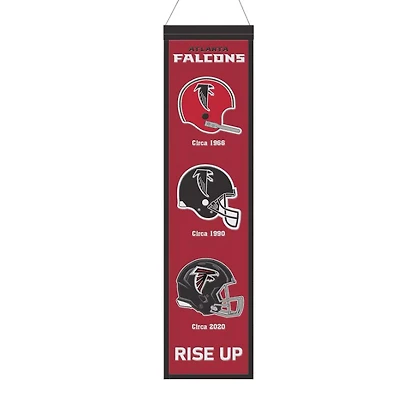 Atlanta Falcons Team 8in x 32in Heritage Banner