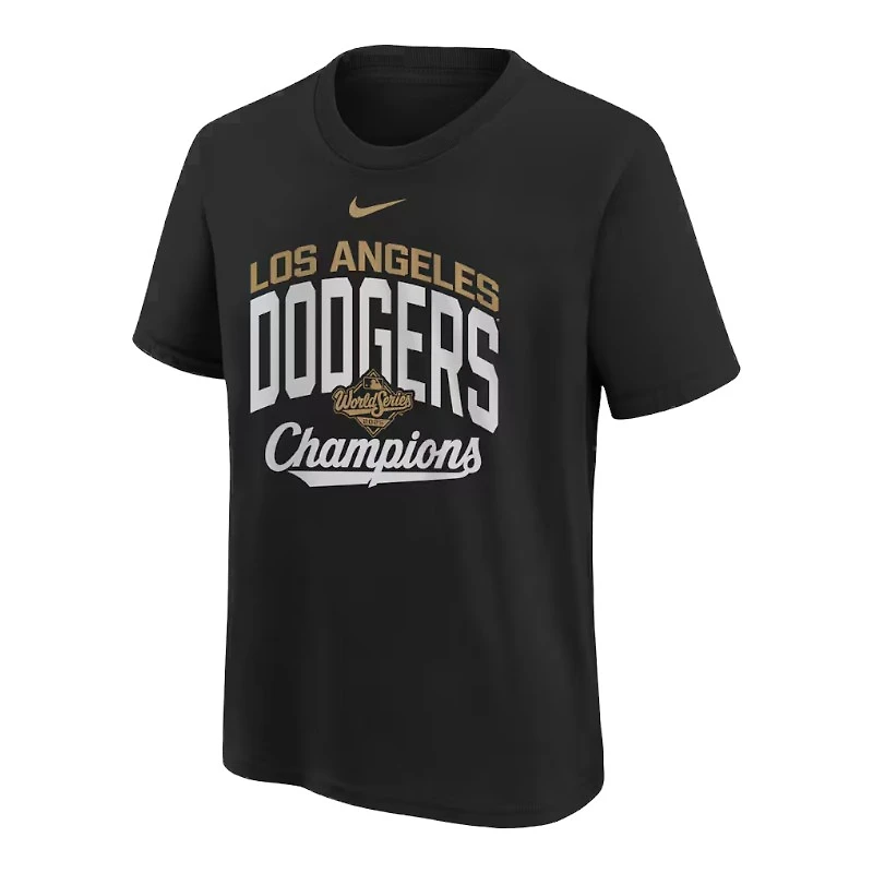 Youth Los Angeles Dodgers Black Nike 2026 Gold Collection Legacy Earned T-Shirt
