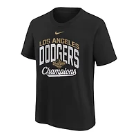 Youth Los Angeles Dodgers Black Nike 2026 Gold Collection Legacy Earned T-Shirt