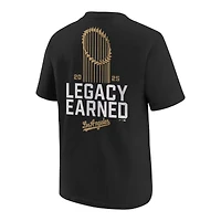 Youth Los Angeles Dodgers Black Nike 2026 Gold Collection Legacy Earned T-Shirt