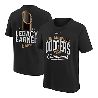 Youth Los Angeles Dodgers Black Nike 2026 Gold Collection Legacy Earned T-Shirt