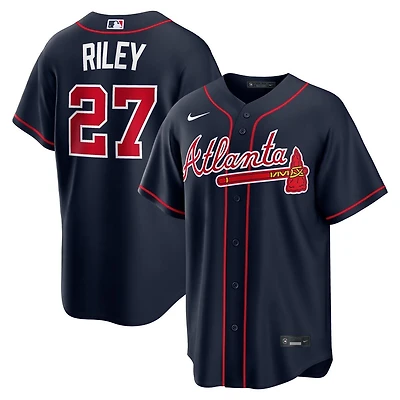 Atlanta Braves Austin Riley Blue Alternate Nike Replica Jersey