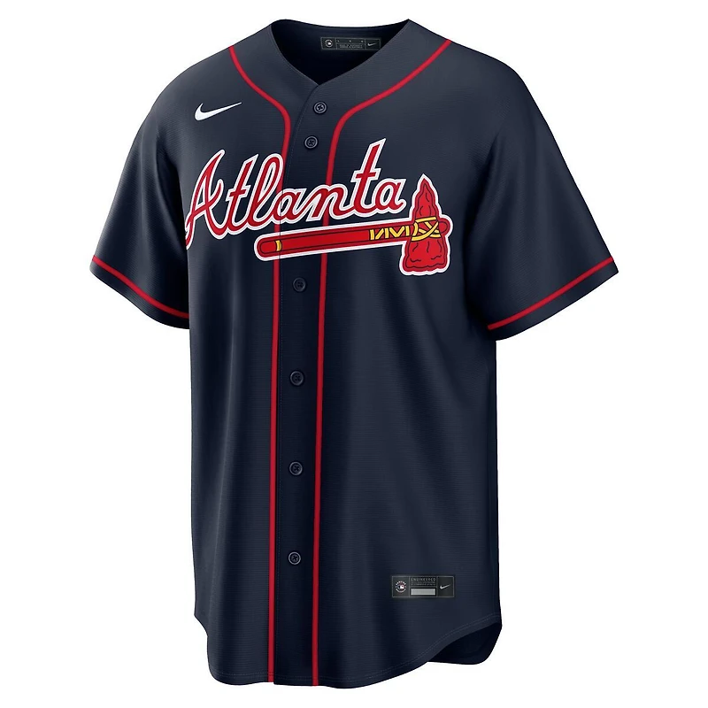 Atlanta Braves Austin Riley Blue Alternate Nike Replica Jersey