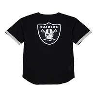Las Vegas Raiders Black Head Coach Full-Button Mitchell & Ness Fashion Jersey