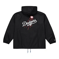 Los Angeles Dodgers Black City Connect Coaches Full-Snap Mitchell & Ness Hooded WindbreakerJacket