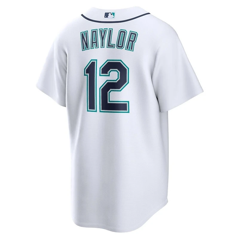 Seattle Mariners Josh Naylor White Home Nike Replica Jersey