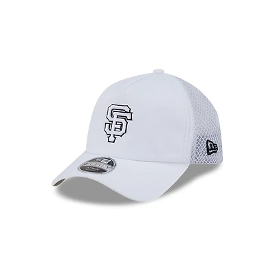 San Francisco Giants White New Era 9FORTY Apex Trucker Adjustable Hat
