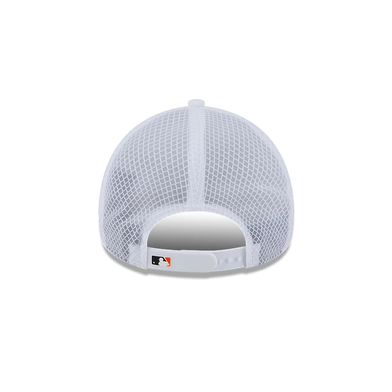 San Francisco Giants White New Era 9FORTY Apex Trucker Adjustable Hat