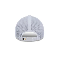 San Diego Padres White New Era 9FORTY Apex Trucker Adjustable Hat