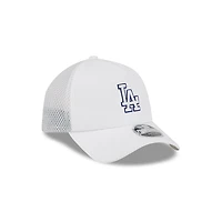 Los Angeles Dodgers White New Era 9FORTY Apex Trucker Adjustable Hat