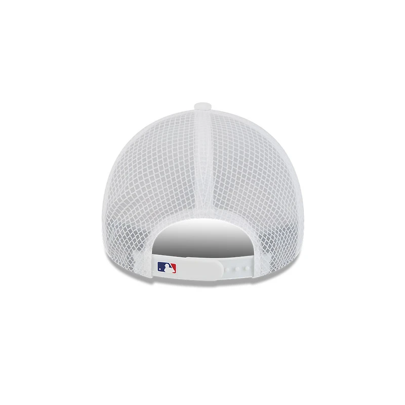 Los Angeles Dodgers White New Era 9FORTY Apex Trucker Adjustable Hat