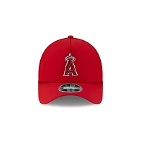 Los Angeles Angels Red 2026 Batting Practice New Era 9FORTY Apex Trucker Adjustable Hat