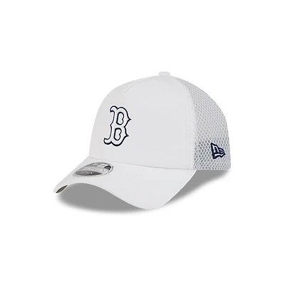 Boston Red Sox White New Era 9FORTY Apex Trucker Adjustable Hat