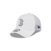 Boston Red Sox White New Era 9FORTY Apex Trucker Adjustable Hat