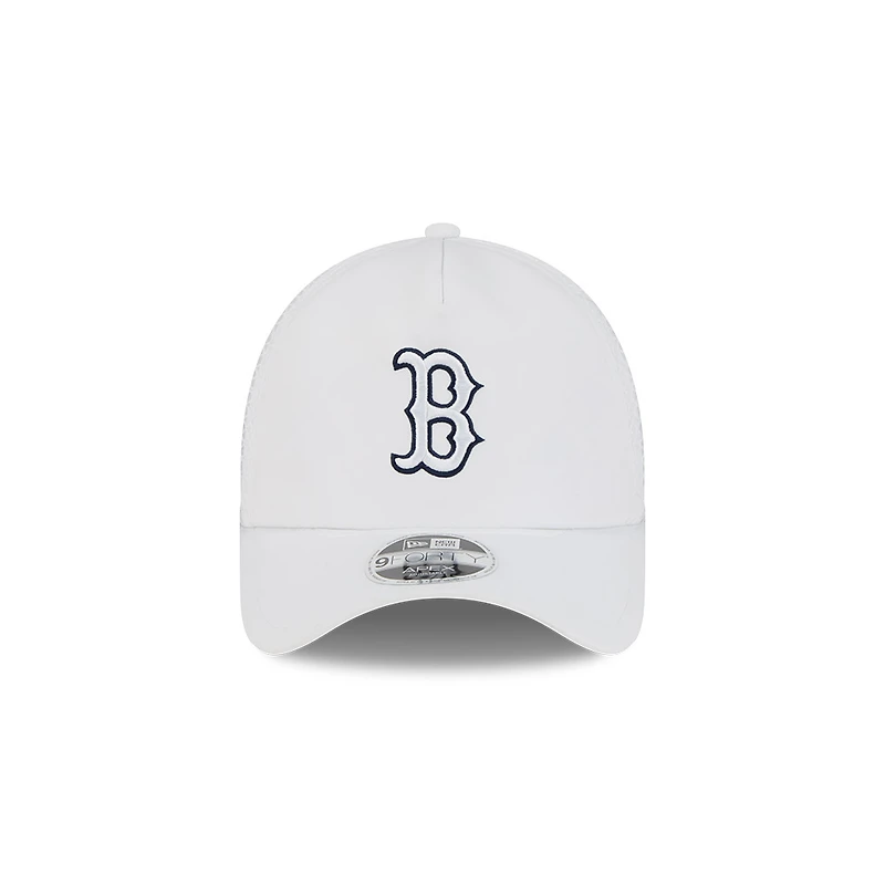 Boston Red Sox White New Era 9FORTY Apex Trucker Adjustable Hat