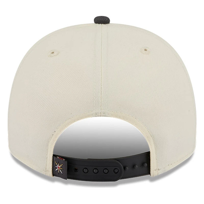 Vegas Golden Knights Chrome Two Tone Classic New Era 9FIFTY A-Frame Snapback Hat