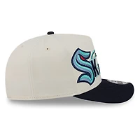 Seattle Kraken Chrome Two Tone Classic New Era 9FIFTY A-Frame Snapback Hat