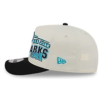 San Jose Sharks Chrome Two Tone Classic New Era 9FIFTY A-Frame Snapback Hat