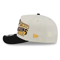 Pittsburgh Penguins Chrome Two Tone Classic New Era 9FIFTY A-Frame Snapback Hat
