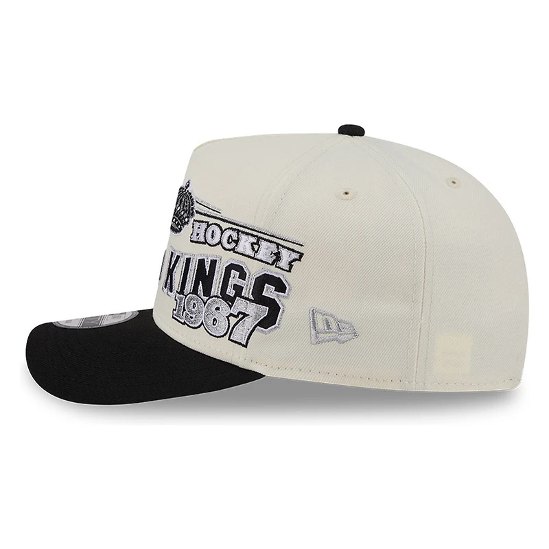 Los Angeles Kings Chrome Two Tone Classic New Era 9FIFTY A-Frame Snapback Hat