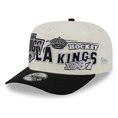 Los Angeles Kings Chrome Two Tone Classic New Era 9FIFTY A-Frame Snapback Hat