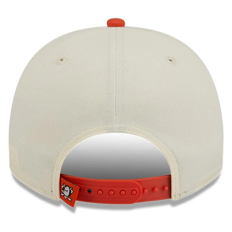 Anaheim Ducks Chrome Two Tone Classic New Era 9FIFTY A-Frame Snapback Hat