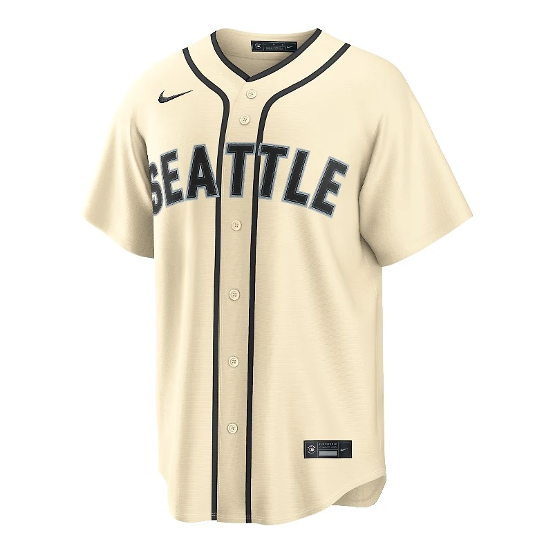 Seattle Mariners Julio Rodriguez Cream Alternate Nike Replica Jersey