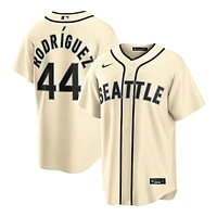Seattle Mariners Julio Rodriguez Cream Alternate Nike Replica Jersey