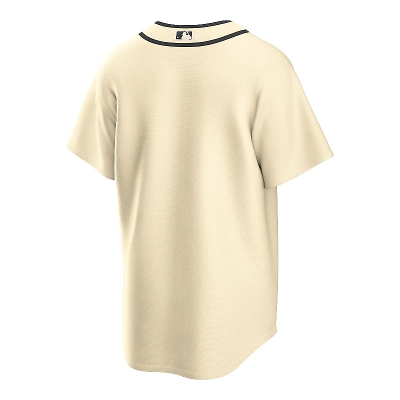 Seattle Mariners Blank Cream Alternate Nike Replica Jersey