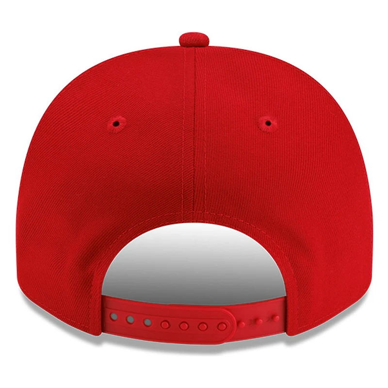 New York Yankees Scarlet Basic New Era 9FIFTY A-Frame Snapback Hat